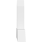 Ekena Millwork Portland Architectural Grade PVC Gable Bracket, 36"W x 22 1/2"H x 4"D x 6"F, 15/12 Pitch GBP036X23X0406POR00 - alternate 2